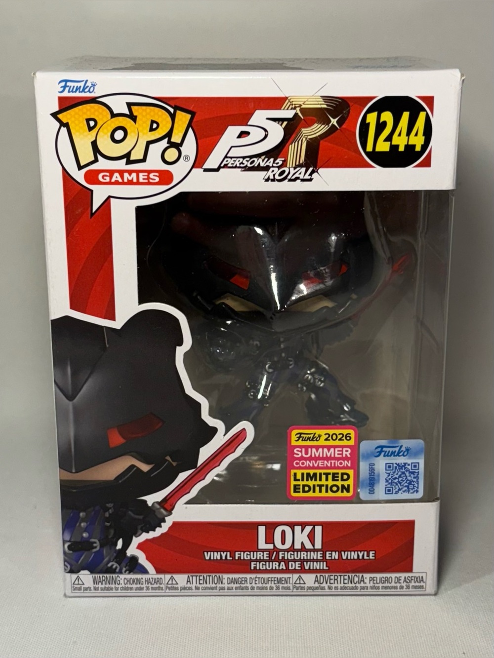 FUNKO POP! PERSONAL 5 ROYAL LOKI SDCC 2026 EXCLUSIVE VINYL FIGURE [BRAND NEW]